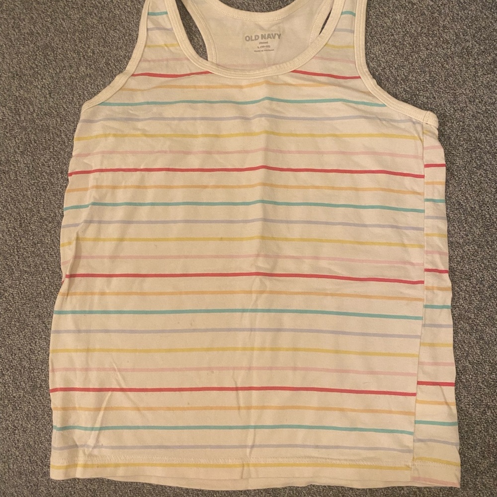 Old Navy Kids Striped Tank Top - Multicolor